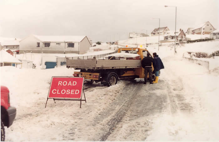 Serious snow and ice closed roads